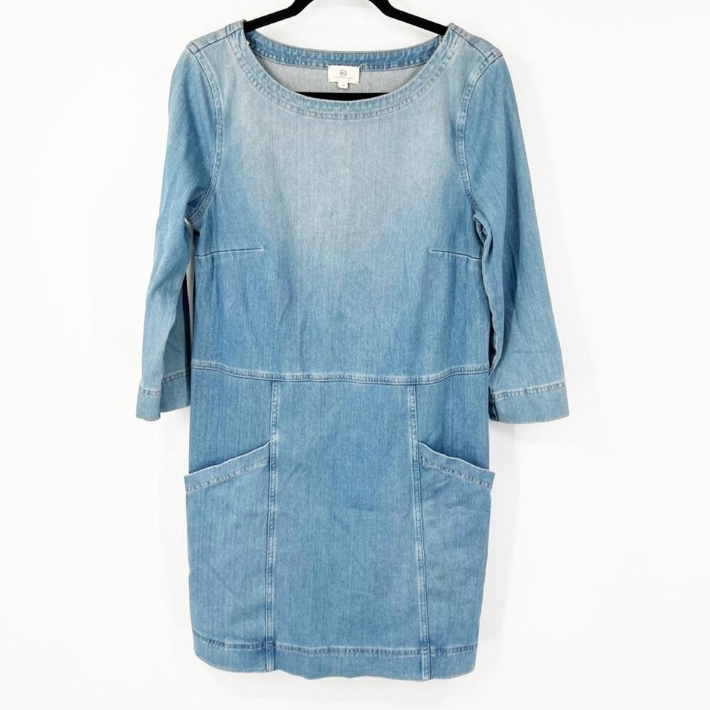 AG Adriano Goldschmied Denimknit Cocoon Dress - Picture 2 of 11